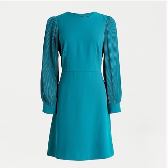 J. Crew Dresses & Skirts - J. Crew Pleated Sleeve A-line Dress